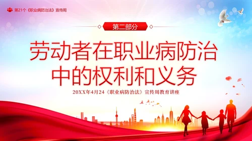 职业病防治法宣传周职业病预防知识培训PPT课件