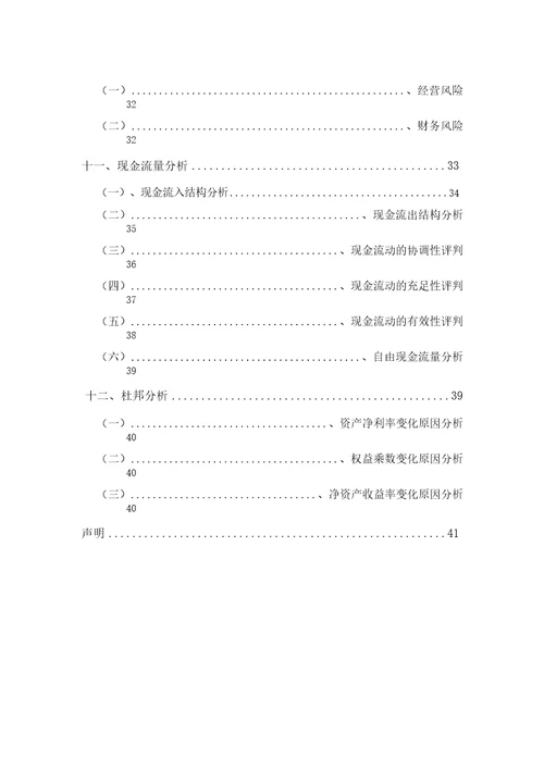 2019年创元科技公司财务风险分析报告