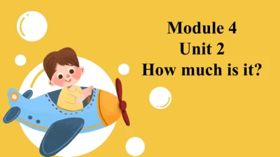 Module 4 Unit 2 How much is it? 课件(共31张PPT)