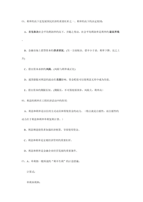 2023年一建经济重点.docx