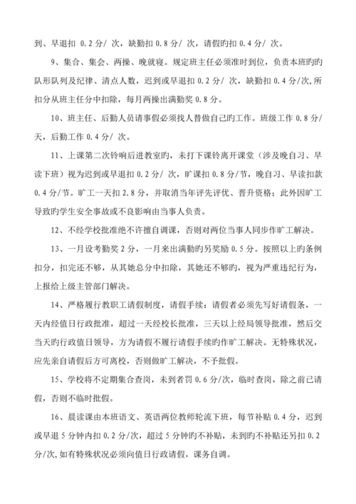 中学绩效工资实施专题方案.docx