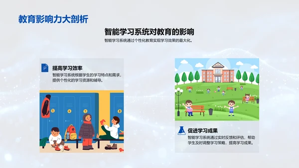 智能学习系统演讲PPT模板