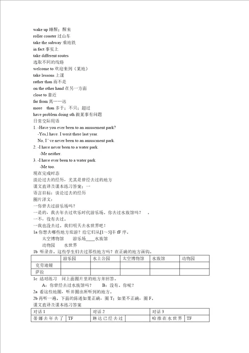 英语八年级下同步三点一测9