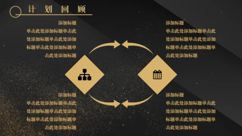 金沙质感奢华风计划总结通用PPT模板
