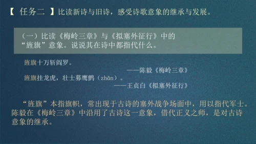 九下第一单元整合主题课——集星辉斑斓，品诗歌之美 课件（共48张PPT）
