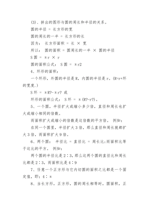 六年级上册数学知识点笔记人教版.docx