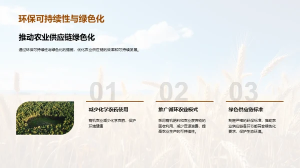农业供应链的创新与优化