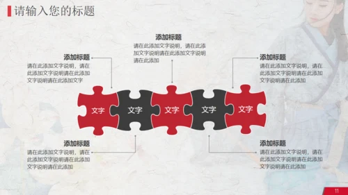 中国传统服饰唐装汉服通用PPT