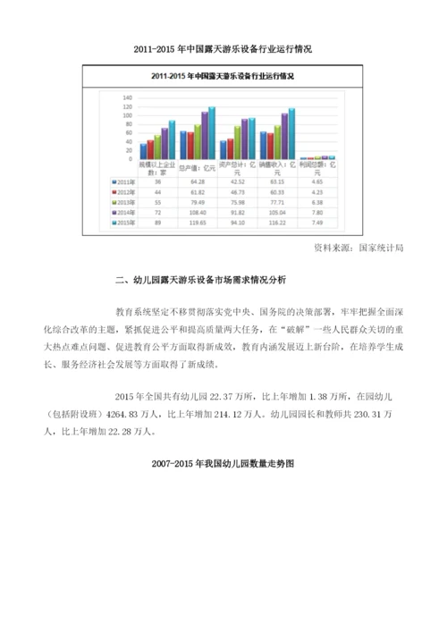 我国幼儿园露天游乐设备行业供需规模及预测分析.docx