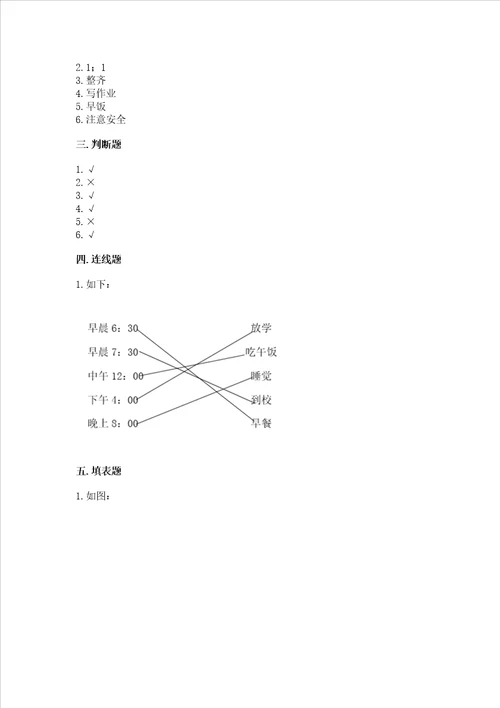 部编版一年级上册道德与法治期末测试卷及答案精品