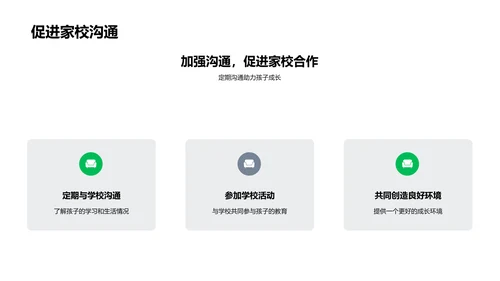 家校共育新生代PPT模板