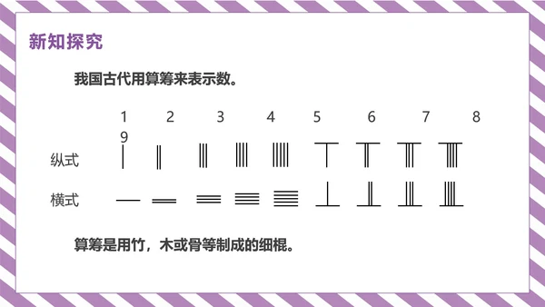 紫色一年级《10的认识和加减法》课件PPT模板