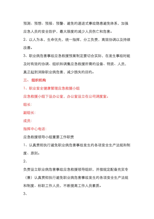 职业病危害事故应急救援预案.docx