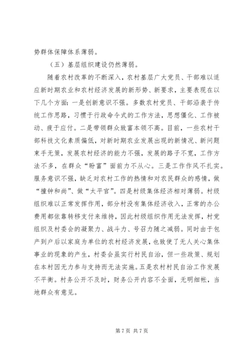 乡镇社会主义新农村建设的调研报告.docx