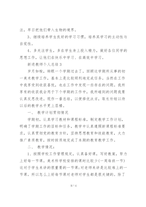 新进教师个人工作总结范文5篇.docx