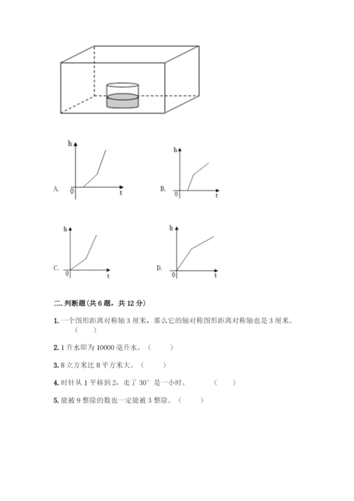 人教版五年级下册数学期末测试卷精品(夺冠系列).docx