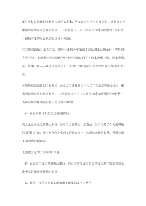 最全企业所得税汇算清缴扣除项目吐血总结.docx