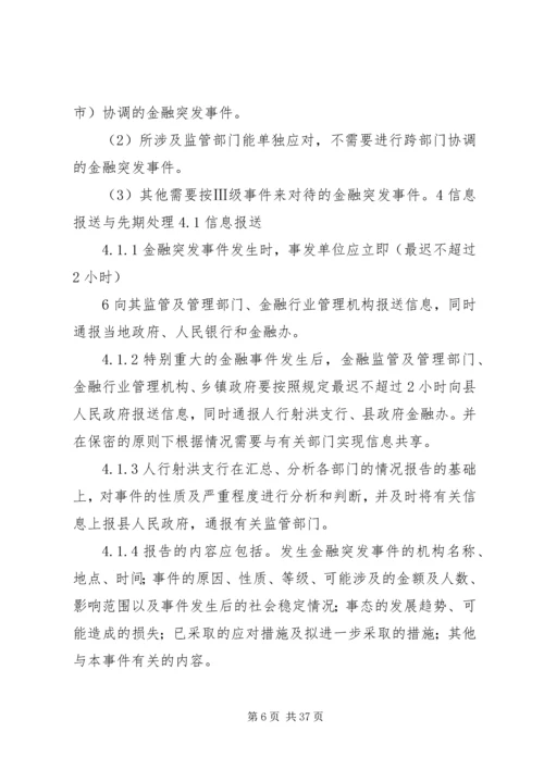 金融突发事件应急预案[范文模版].docx