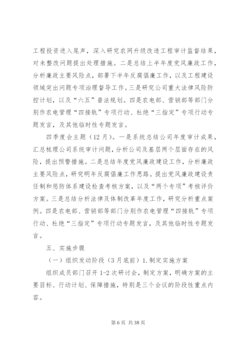 三会制度执行落实专项行动方案.docx