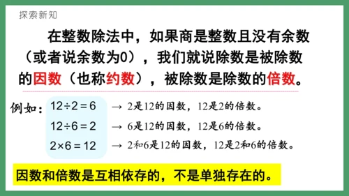 新人教版数学五年级下册2.1   因数和倍数的认识（1）课件 (共21张PPT)