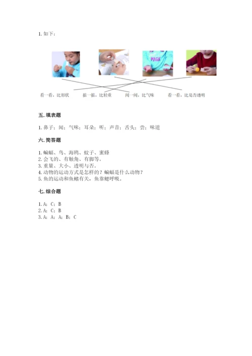 教科版一年级下册科学期末测试卷含完整答案【全优】.docx