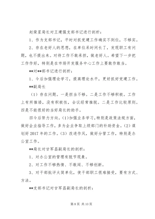 召开民主生活会情况汇报 (2).docx