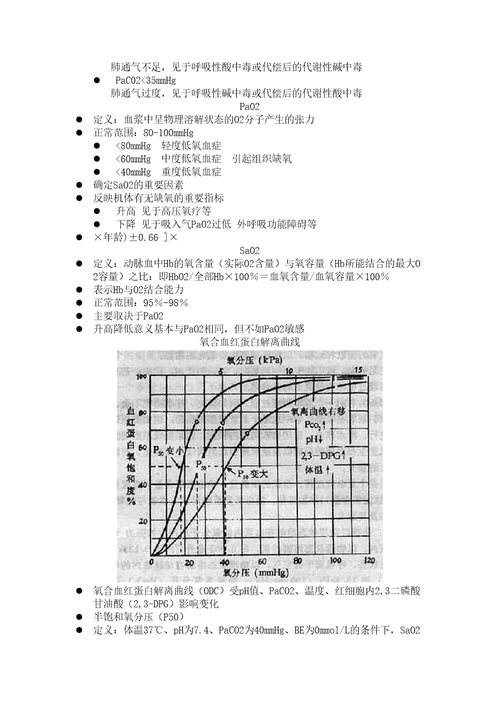 动脉血气分析的临床应用