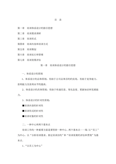 培训全新体系的建立.docx