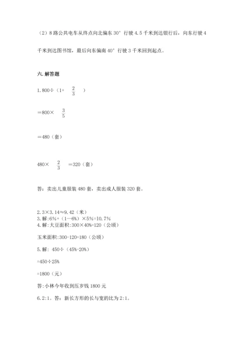 小学数学六年级上册期末考试卷附参考答案（b卷）.docx