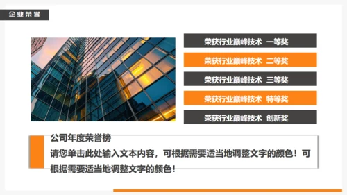 商管企业团队介绍通用PPT模板