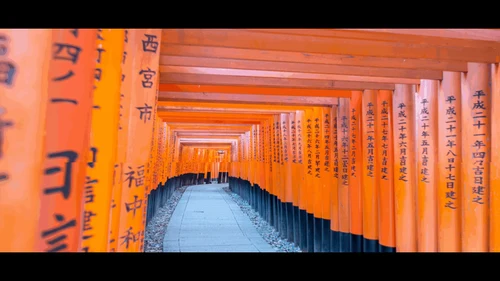 东京旅游酷炫图文相册快闪动画通用PPT模板