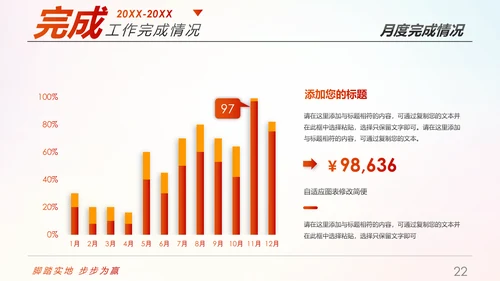 趁青春勇敢拼2019年终总结述职报告PPT模板