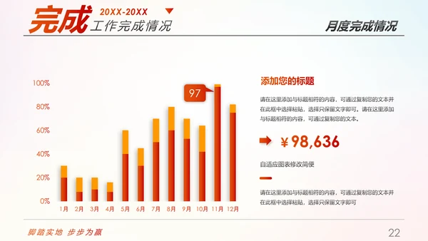 趁青春勇敢拼2019年终总结述职报告PPT模板