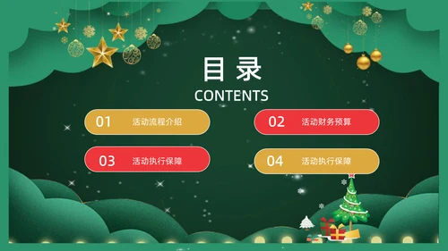 圣诞快乐节日活动策划文案通用PPT模板