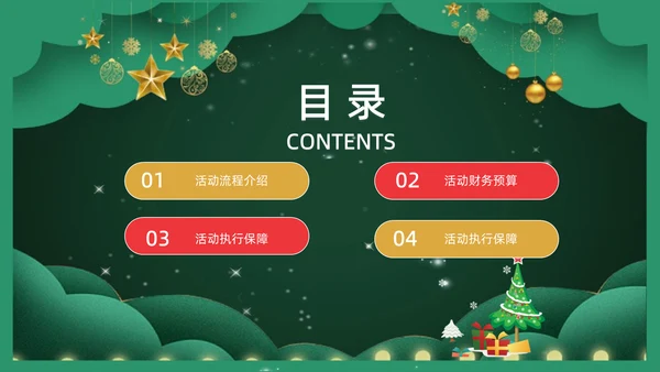圣诞快乐节日活动策划文案通用PPT模板