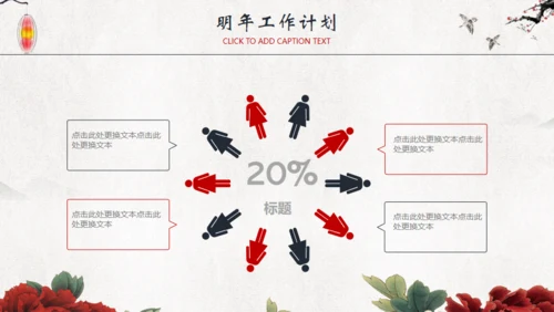 复古中国风水墨工作汇报通用PPT模板