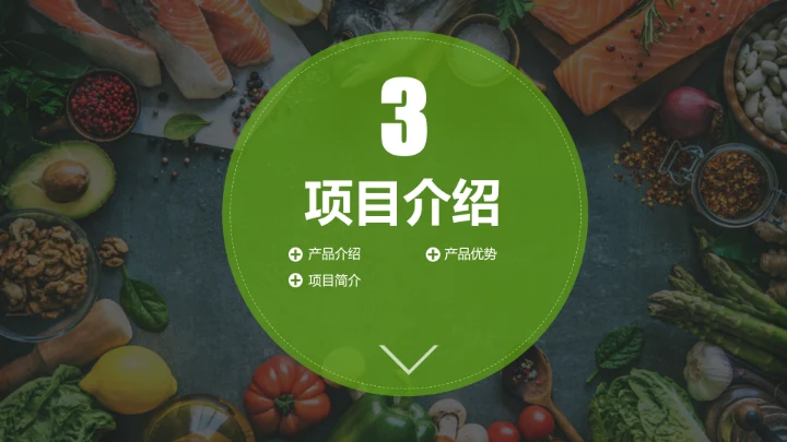 美味生鲜项目运营策划书PPT模板