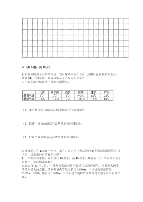 成都外国语学校小升初数学试卷附答案（培优b卷）.docx