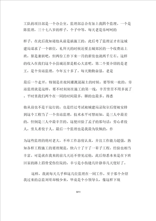 实验室实习工作报告