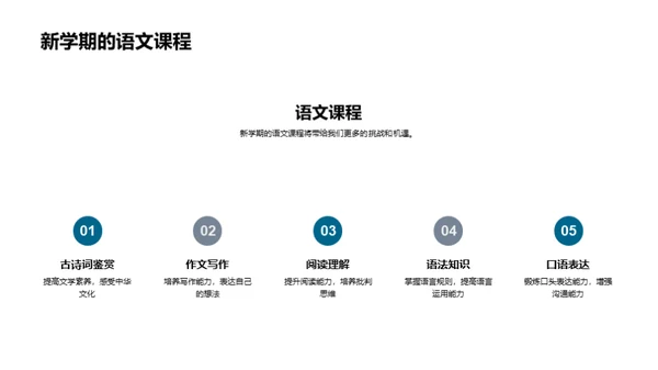 新学期新征程