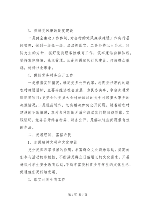 村党总支书记20XX年工作计划.docx