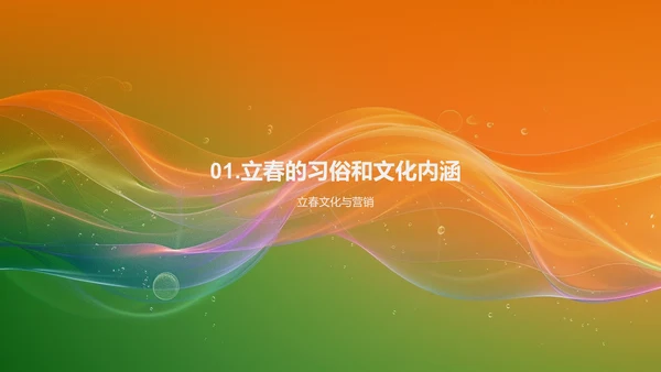 立春节营销策略PPT模板