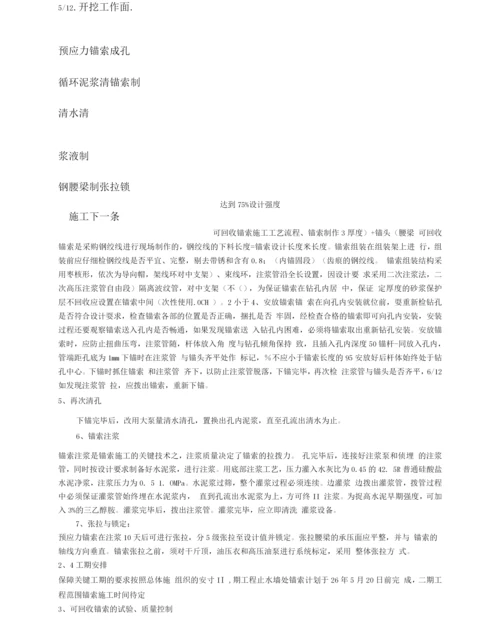 可回收锚索施工方案.docx