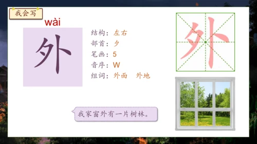 【核心素养】部编版语文一年级下册-8. 夜色 第1课时（课件）