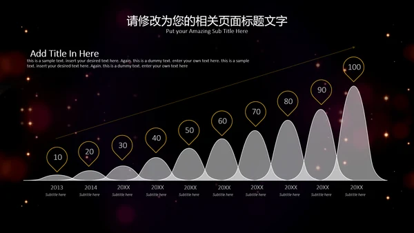 流光溢彩商业计划书通用PPT模板