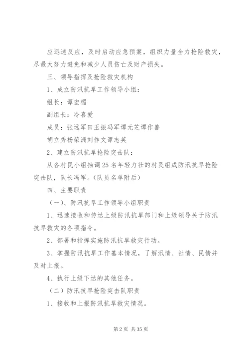 木栗园村防汛抗旱应急预案.docx