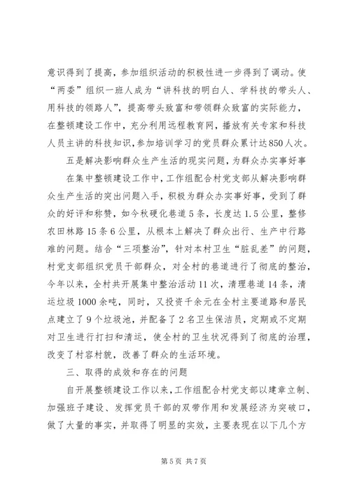 后进村集中整顿汇报 (3).docx