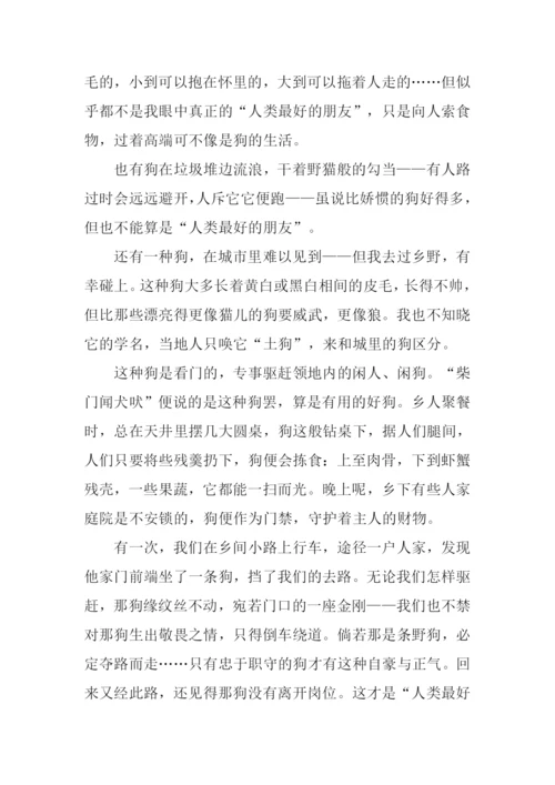 狗是人类的好朋友作文.docx