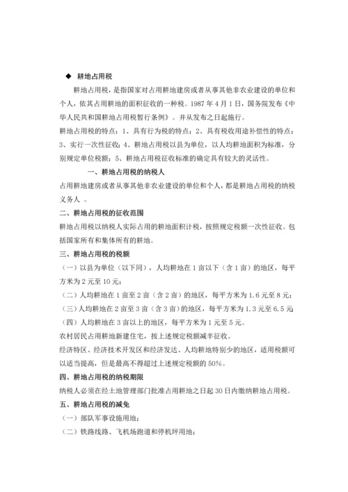 房地产税收一览.docx