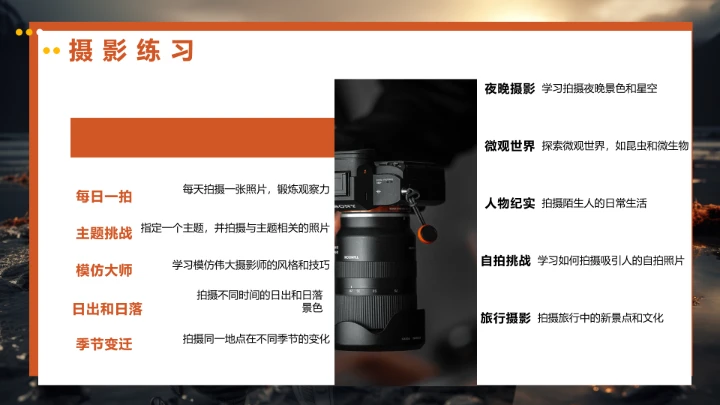 每一个人都是摄影师专业摄影基础入门知识培训课件PPT